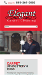 Mobile Screenshot of elegantcarpetcleaning.com
